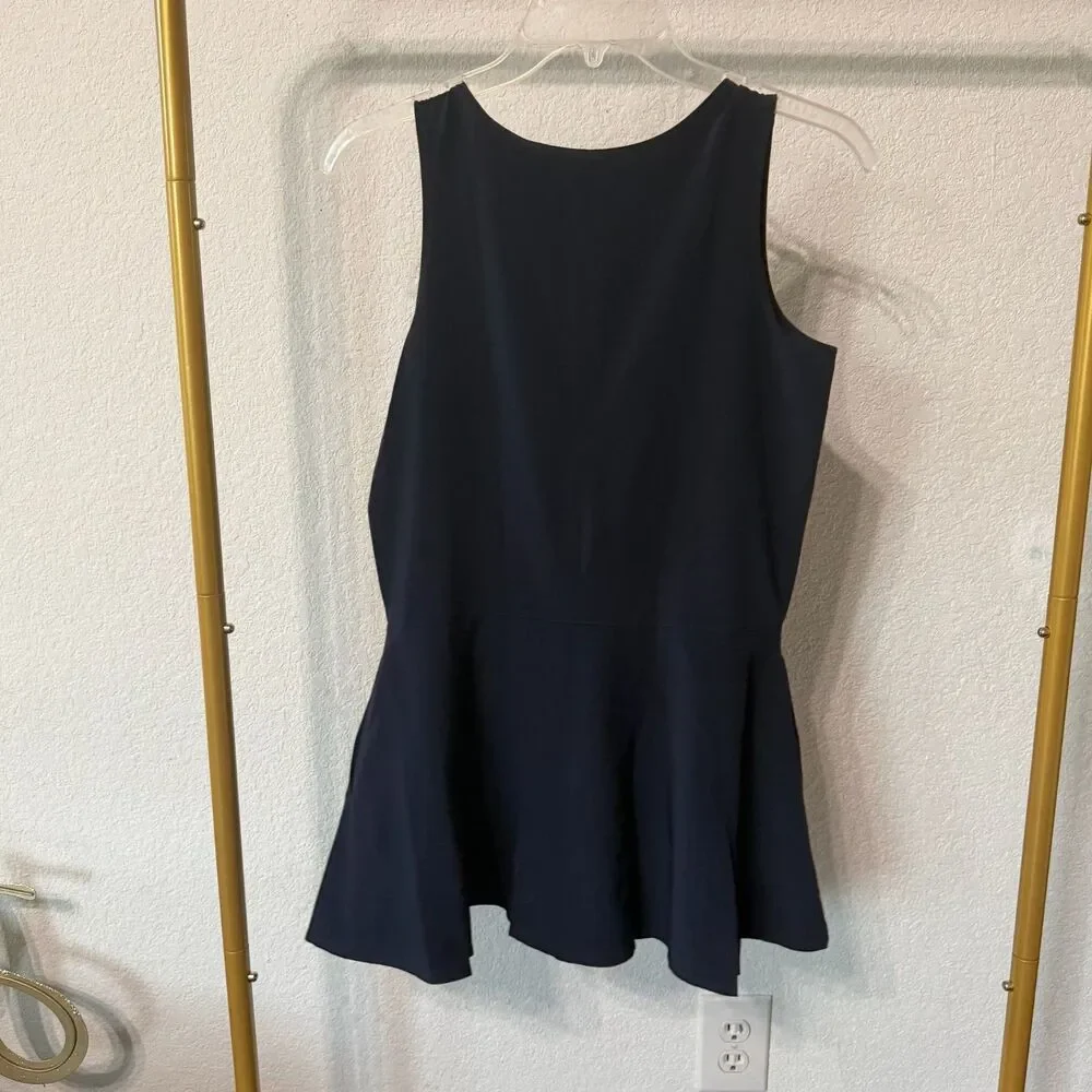 Athleta Girl Navy Sleeveless Athletic Dress Size M 8-10 | Fit & Flare | NWT